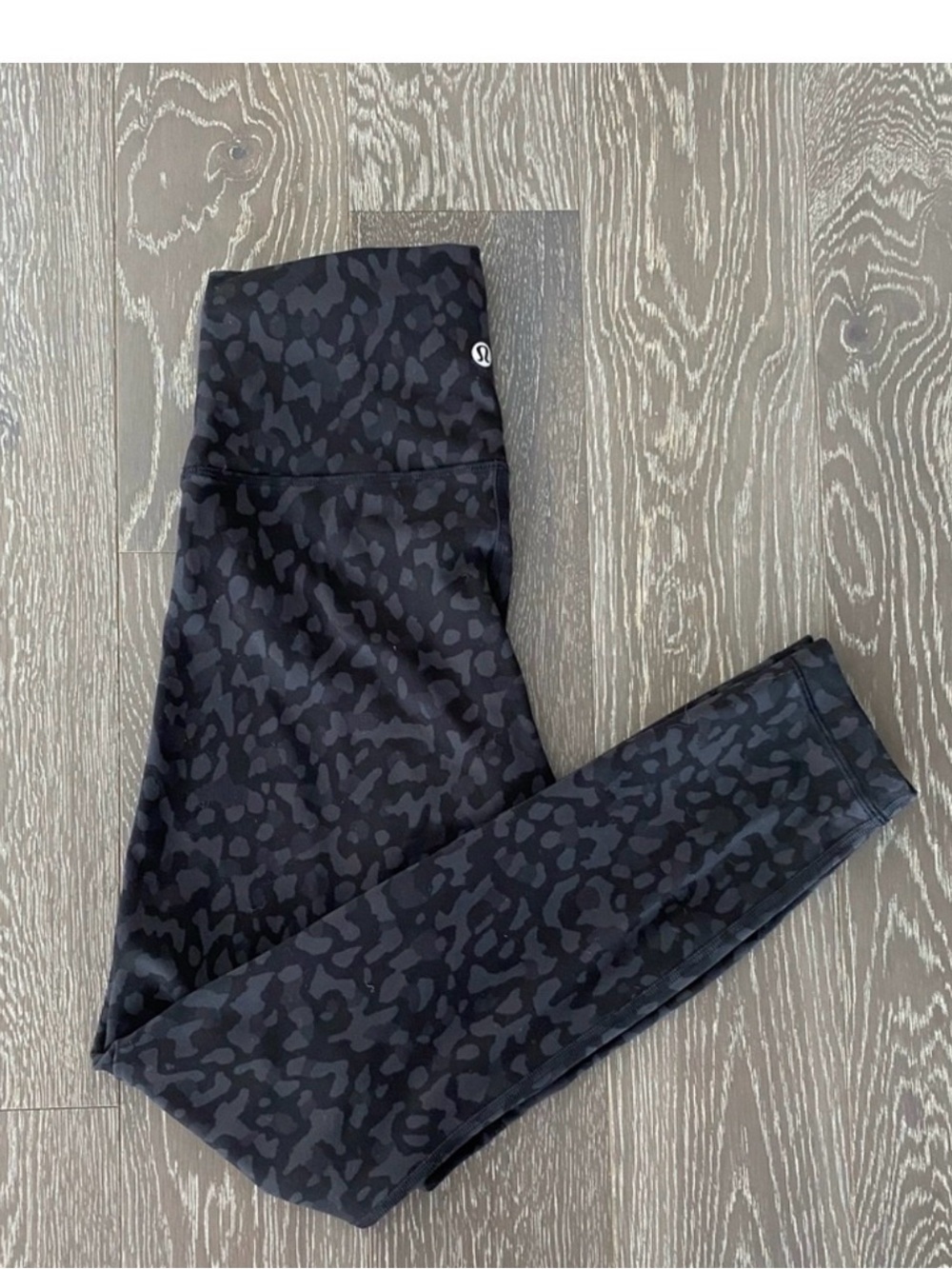 Lululemon Wunder Under - Black Leopard
